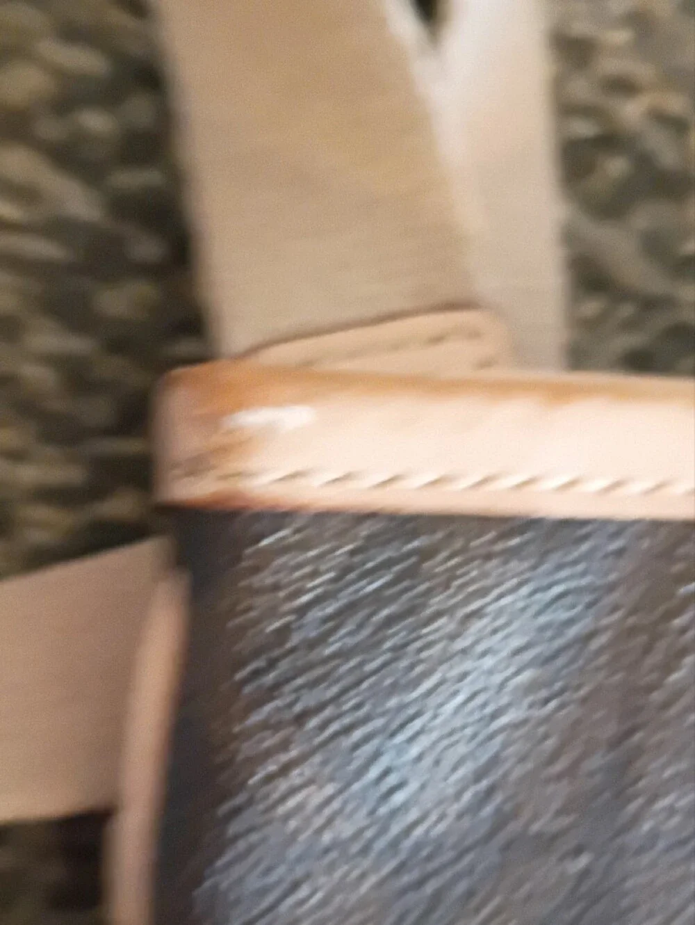 Michael Kors Brown Monogram Crossbody with Beige Strap
